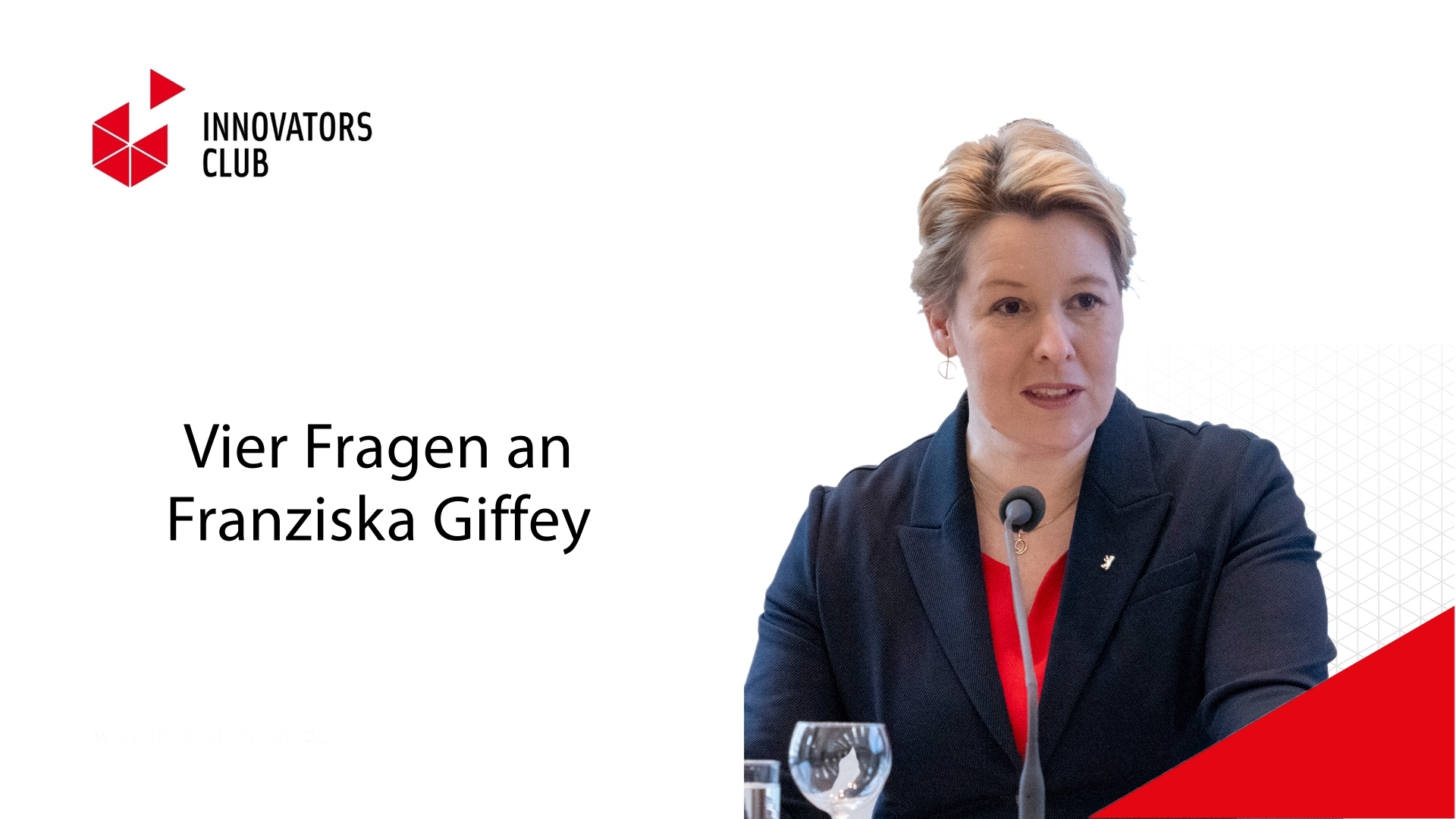 Titelbild: Interview mit Franziska Giffey
