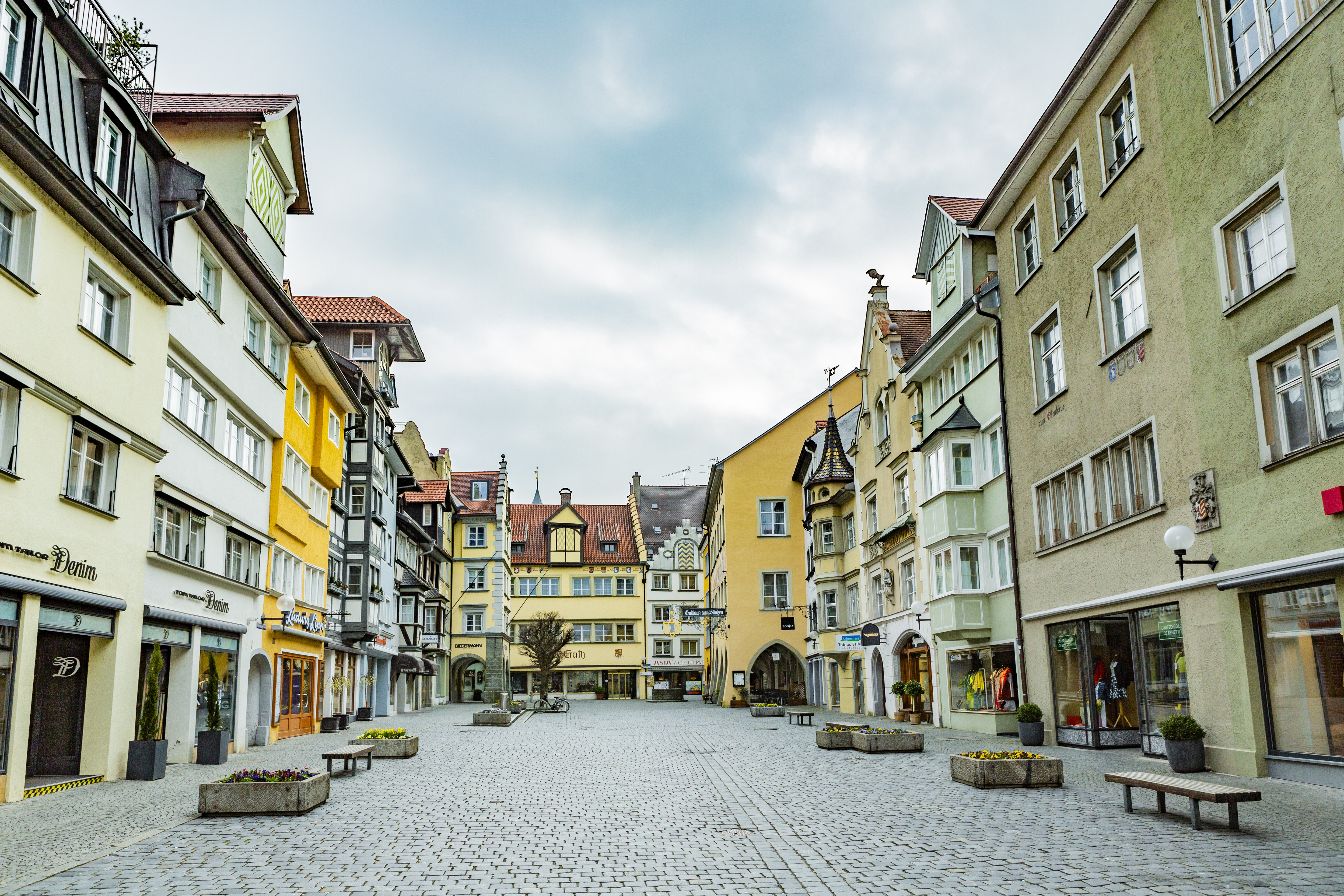Lindau-Insel Altstadt Fußgängerzone Lindau-Insel Altstadt Fußgängerzone