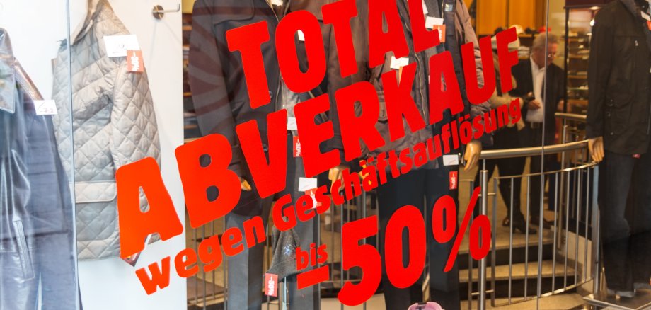 Total Abverkauf Geschäft