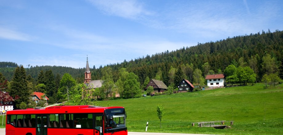 Bus im ländlichen Raum