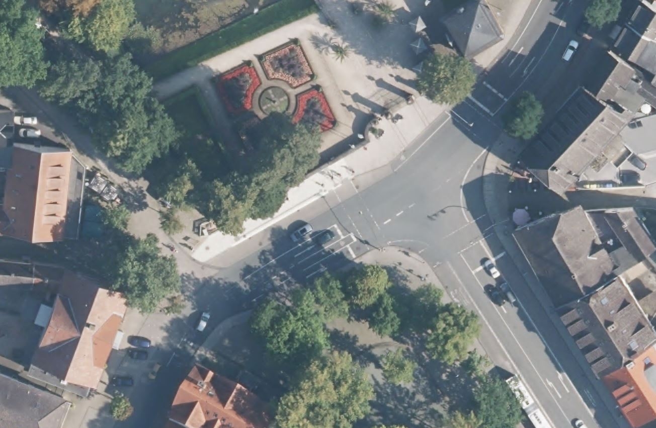 Luftbild Schlosskreuzung Paderborn Luftbild Schlosskreuzung Paderborn